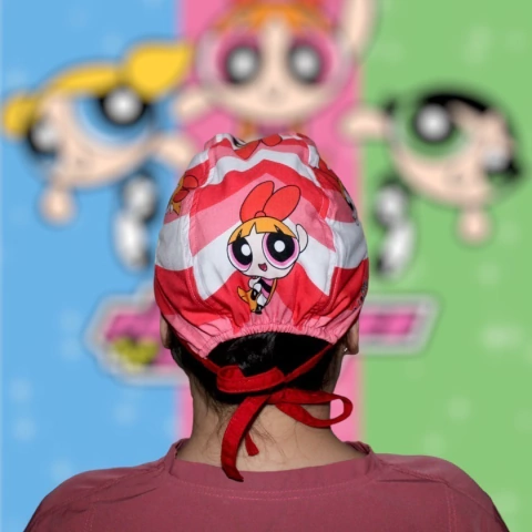 Gorro Quirúrgico Chicas Super Poderosas Bombón