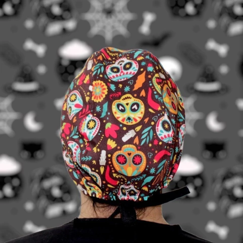 Gorro Quirúrgico Calaveras