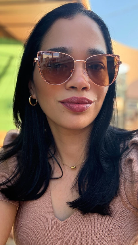 Beth - Frete Grátis na Compra de 2 Óculos - Nude