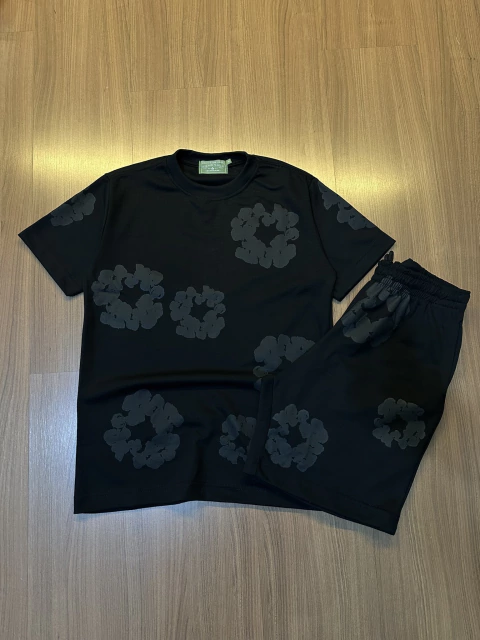 Conjunto Diferenciado Denim Tears - Preto