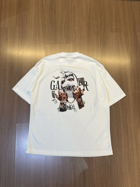 Camiseta Gangster Flow Oversized OFFWHITE