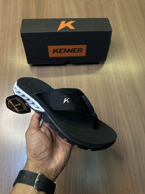 Chinelo KNN Premium Preto-Branco