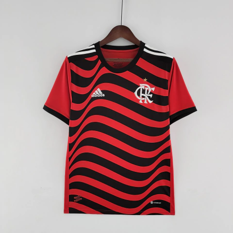 Camisa Flamengo 22/23 - Preto e Vermelho