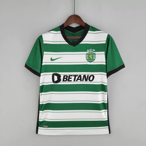 Camisa Sporting 22/23 - Verde e Branco