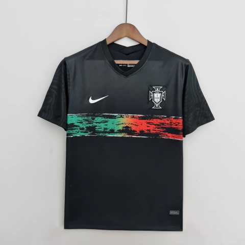 Camisa Portugal 2022 - Preto