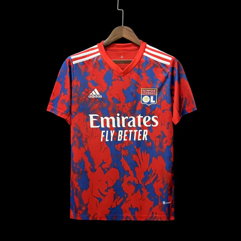 Camisa Lyon 22/23 - Vermelho e Azul