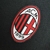Camisa Milan 22/23 Herança do Futebol - Preto na internet