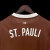 Camisa St. Pauli Home 2024/25 Torcedor - Marrom
