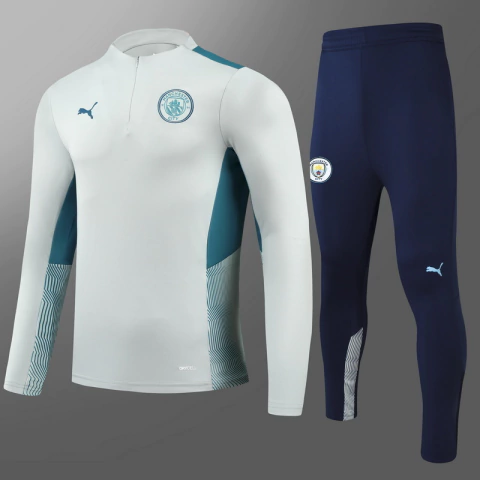 Kit de Treino Manchester City - Manga Longa