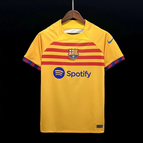 Camisa Barcelona 23/24 - Amarelo
