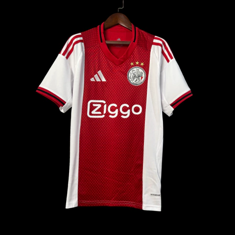 Camisa Ajax I 2025/26 Torcedor - Branco e Vermelho