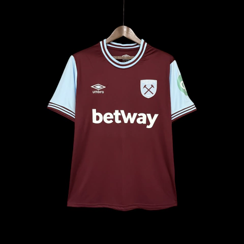Camisa West Ham I 2024/25 Torcedor - Grená