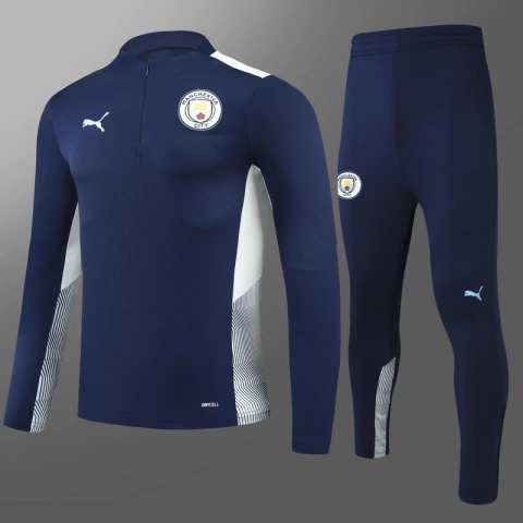 Kit de Treino Manchester City - Manga Longa