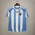 Camisa Argentina 2010 Retrô - Branco e Azul