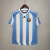 Camisa Argentina 2010 Retrô - Branco e Azul