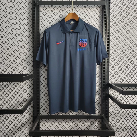 Camisa Polo Barcelona 22/23 - Azul
