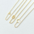 COLAR INICIAL MINIMALISTA BANHADO A OURO 18K