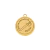 COLAR COM PINGENTE OGUM BANHADO A OURO 18K 50CM
