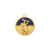 COLAR COM PINGENTE OGUM BANHADO A OURO 18K 50CM - comprar online