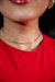 CHOCKER RIVIERAS CRISTAL 35CM +5CM EXTENSOR BANHADO A OURO 18K - comprar online