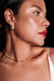 CHOCKER RIVIERAS CRISTAL 35CM +5CM EXTENSOR BANHADO A OURO 18K - NF SEMIJOIAS