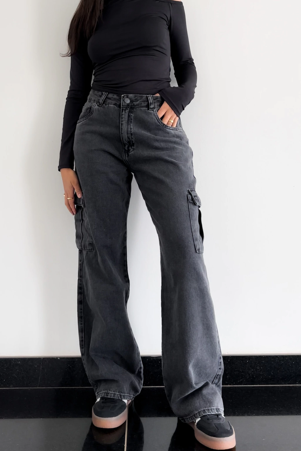 CALÇA CARGO DARK DESTONADA