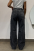 CALÇA WIDE LEG JEANS RETA DESTONADA na internet