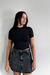 BABY TEE BASIC PRETA - Epiphany Wear 