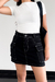 SAIA CARGO PRETA CONTRAST - comprar online