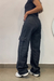 CALÇA CARGO DESTONADA BLACK