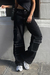 CALÇA CARGO ADROP OVER CONTRAST JEANS