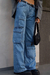 CALÇA CARGO ADROP OVER JEANS - loja online