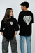 CAMISETA OVERSIZED HEART PRETA na internet
