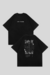 CAMISETA OVERSIZED WORLD PRETA
