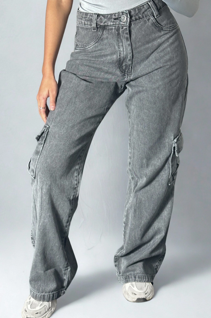 CALÇA CARGO DESTONADA