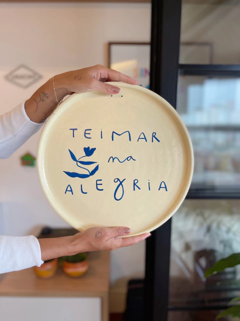 cerâmica decorativa Teimar Na Alegria - comprar online