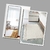ESPEJO RECTANGULAR Y ALFOMBRA - comprar online