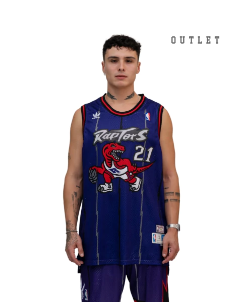 MUSCULOSA TORONTO RAPTORS AWAY GAME UNIFORM RETRO EDITION 1998/99 #21 CAMBY AD* CON DETALLE - comprar online