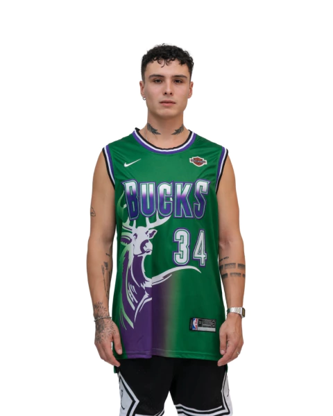 MUSCULOSA MILWAUKEE BUCKS CLASSIC EDITION #34 ANTETOKOUNMPO* - comprar online