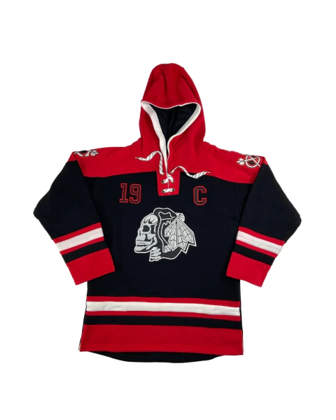 HOODIE CHICAGO BLACKHAWKS SKULL CAPTAIN EDITION #19 TOEWS - comprar online