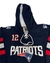 HOODIE NEW ENGLAND PATRIOTS #12 BRADY CON DETALLE - tienda online