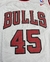 MUSCULOSA CHICAGO BULLS RETRO HOME UNIFORM NI #45 JORDAN* CON DETALLE - Sin Límites