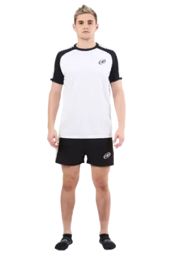 CONJUNTO CORTO ASTOR CABALLERO BLANCO/NEGRO - comprar online