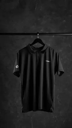 CAMISETA POLO MOZART NEGRO - CUARTO SET CÓRDOBA