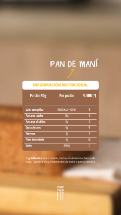 Pan de Maní - comprar online