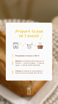 Pan de Maní - One Two Fit