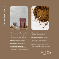 Alnuna Latte Golden Milk & Cacao - tienda online