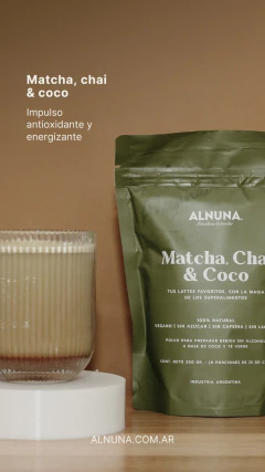 Alnuna Latte Matcha, Chai & Coco - One Two Fit