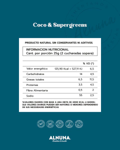 Alnuna Latte Coco & Supergreens en internet