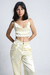 Top Cléo Cetim Off-white